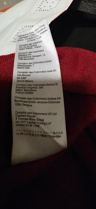 Chaqueta roja Comptoir des Cotonniers