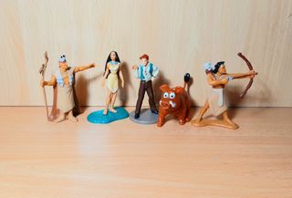 Lote figuras Pocahontas PVC de Disney