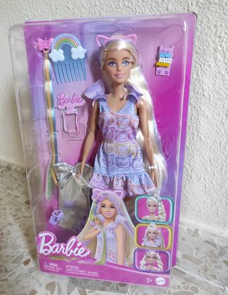 Muñeca Barbie Pelo Arcoiris