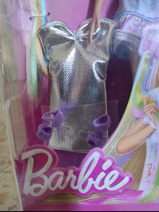Muñeca Barbie Pelo Arcoiris