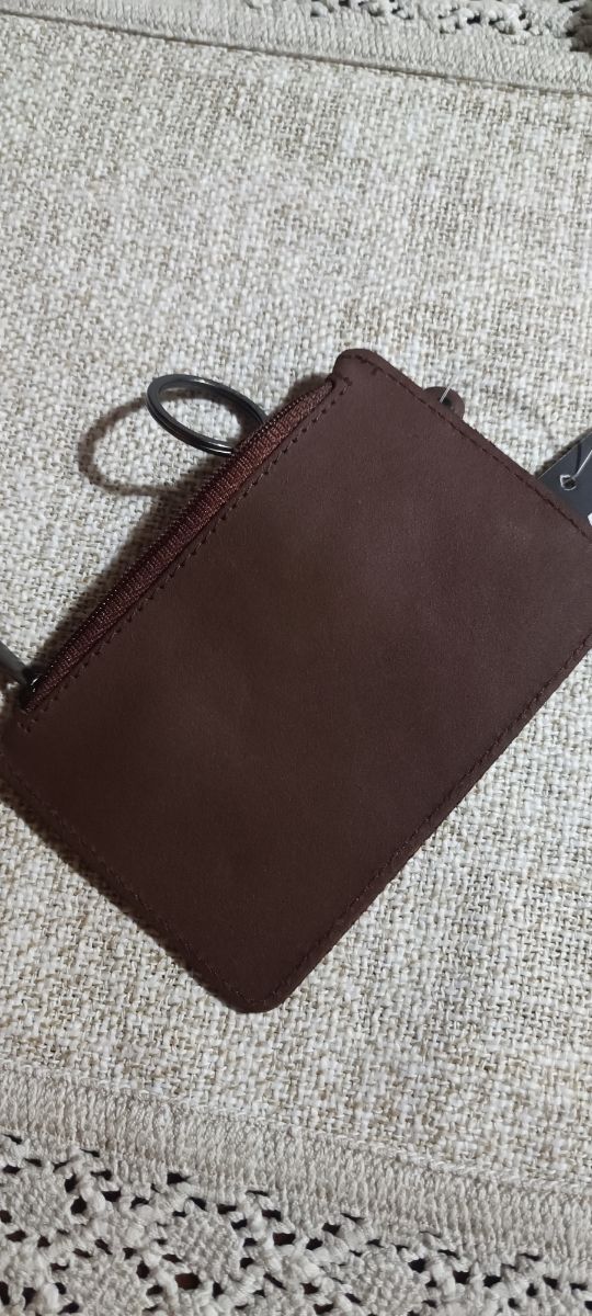 Portachiavi Pelle Marrone da uomo