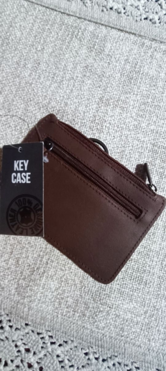 Portachiavi Pelle Marrone da uomo