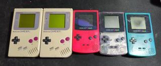 Lote 5 Consolas Nintendo Game Boy / color