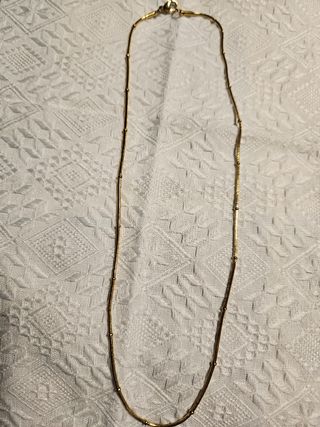 2 Gargantillas doradas nuevas