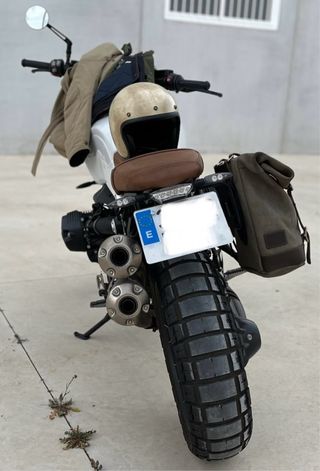 Maleta Mochila BMW R NineT - Piel Natural