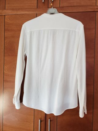 Camisa Zara blanca talla M