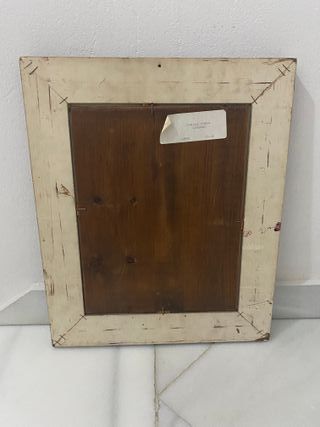 Cuadro antiguo lámina sobre tabla