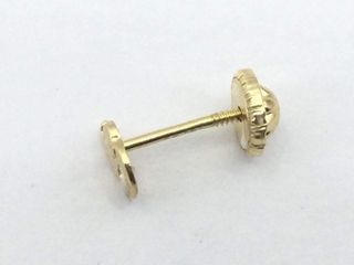 pendientes oro 18k con piedra