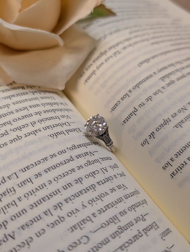 Anillo antiguo platino