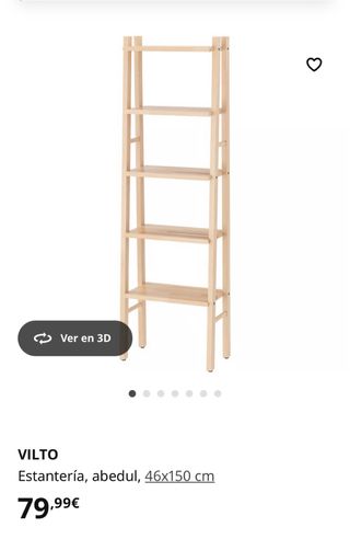 ESTANTERIA ABEDUL 46-150cm  VILTO IKEA 