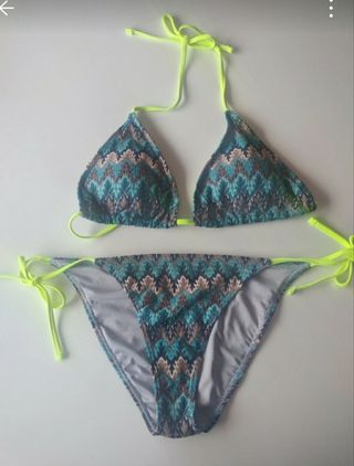 Bikini Triángulo - Verde Turquesa