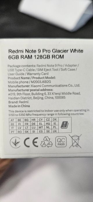 Xiaomi Redmi Note 9 Pro