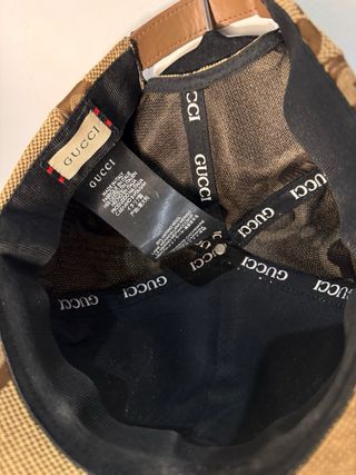 Gorra Gucci GG beige/marrón