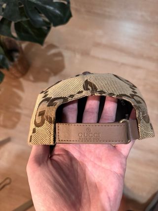 Gorra Gucci GG beige/marrón