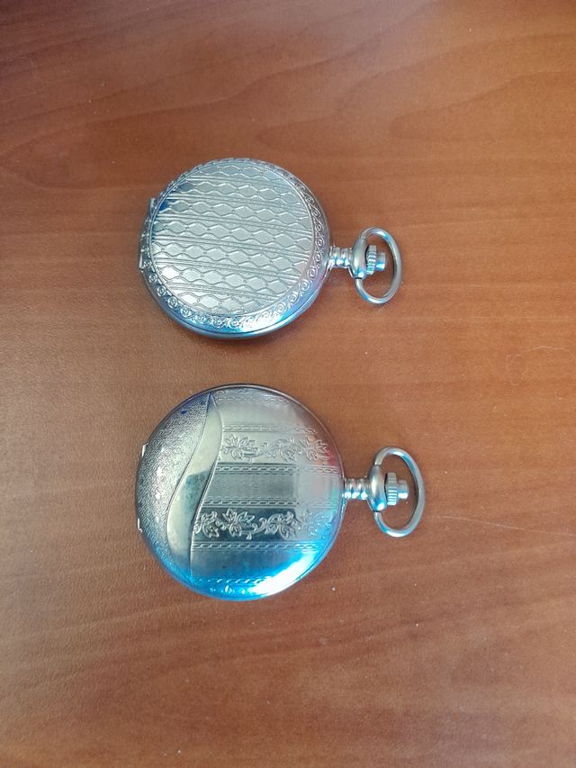 2 relojes bolsillo antiguos