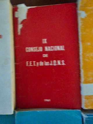 Lote libros franco/movimiento