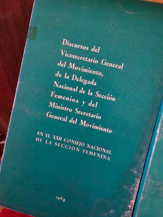 Lote libros franco/movimiento