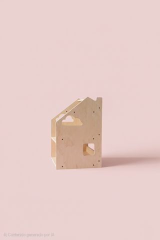 Estantería baja artesanal montessori juguetes niñ@