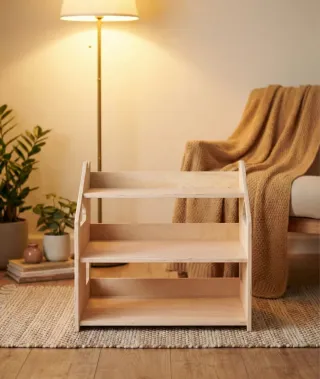 Scaffale Montessori Libreria per bambini in legno