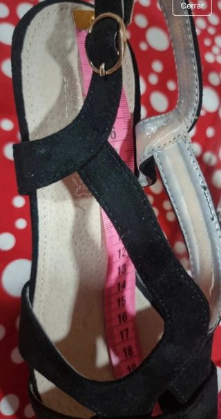 Zapatos tacón negros mujer 41