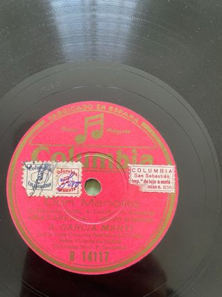 Discos de gramófono antiguos 