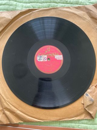 Discos de gramófono antiguos 