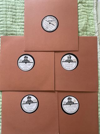 Discos de gramófono antiguos 