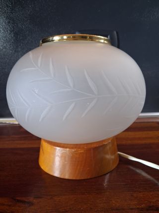 Lampada vintage Murano in vetro satinato