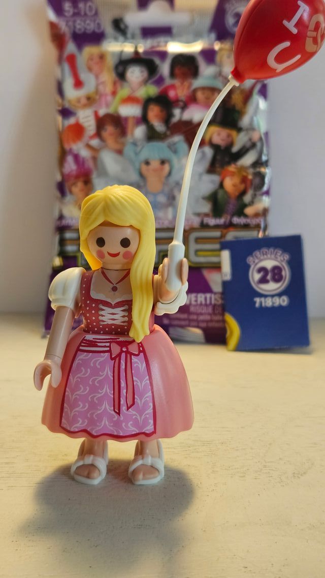 Chica con Globo serie 28 Playmobil NUEVA