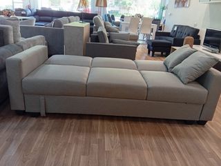 Sofá chaise longue Luda gris. 
