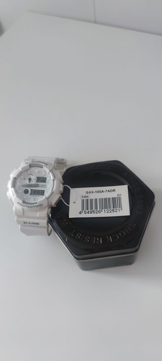 Reloj G-SHOCK Casio blanco GAX-100A-7ADR