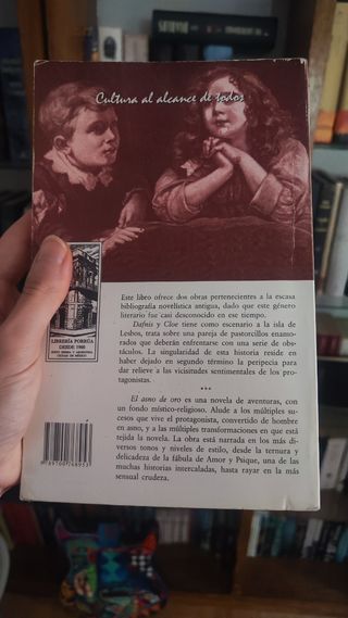 Dafnis y Cloe/ Apuleyo el Asno de Oro 