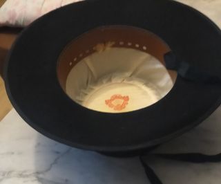 Sombrero cordobés negro, muy antiguo