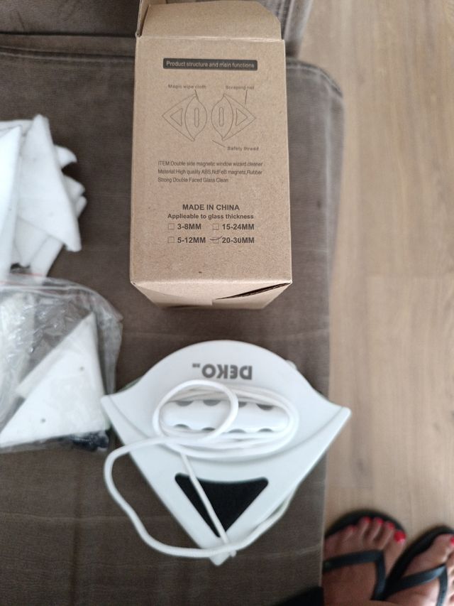 Limpiacristales magnético DEKO