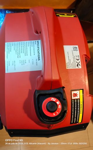 Generador eléctrico gasolina 2000w