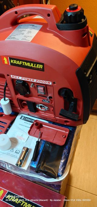 Generador eléctrico gasolina 2000w