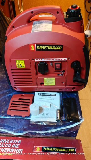 Generador eléctrico gasolina 2000w