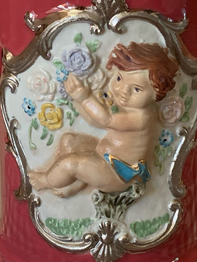 bellissima e raffinatissima caraffa in ceramica