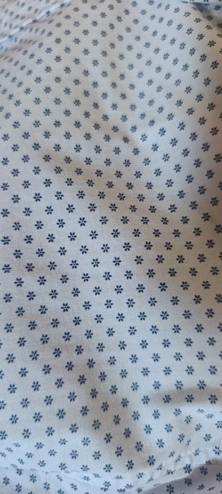 Camisa caballero - blanca con motivos 