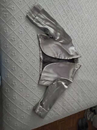 Chaqueta fiesta plata