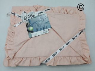 Lenzuola Cotone Beige Rosa