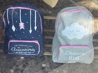 Mochilas infantiles - Azul y Gris