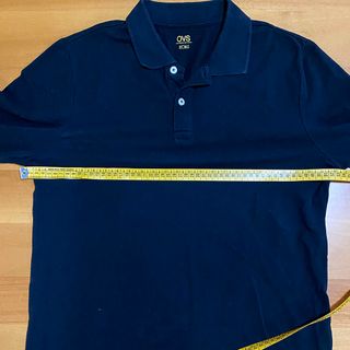OVS Maglia Polo Manica Lunga S Nero Basic Sportivo