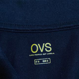 OVS Maglia Polo Manica Lunga S Nero Basic Sportivo