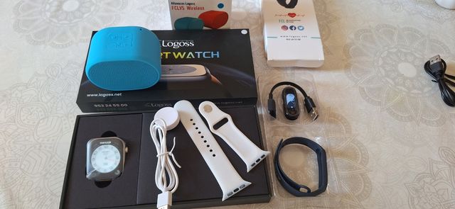 Altavoz Bluetooth + 2 Smartwatch