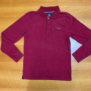 Baci & Abbracci Maglia Polo Manica Lunga Bordeaux