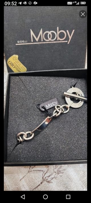 Bracciale Mooby uomo - Argento