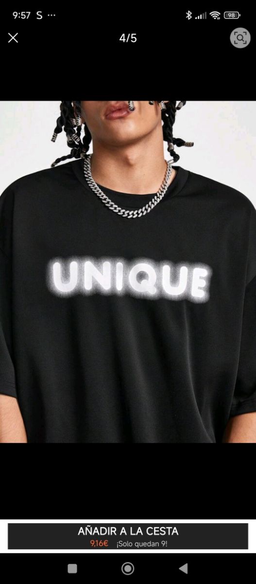 Conjunto chándal corto negro