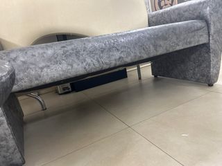 Sofá 2 plazas - Gris Claro/Oscuro