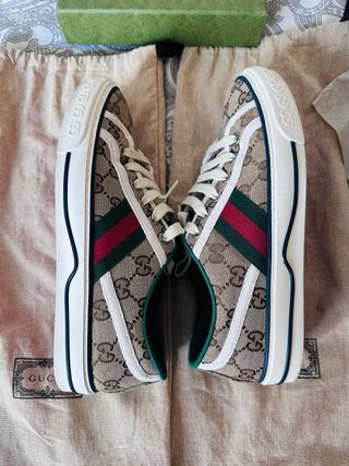 Zapatillas Gucci GG Beige/Marrón
